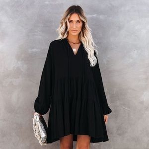 NWT 🖤 FROM AUTUMN TO SPRING COTTON BABYDOLL DRESS